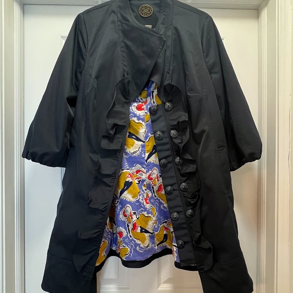 Anthropologie Idra Navy Jacket